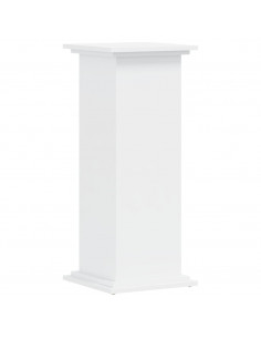Supporto per Piante Bianco 33x33x80 cm in Legno Multistrato