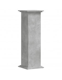 Supporto per Piante Grigio 33x33x100 cm in Truciolato