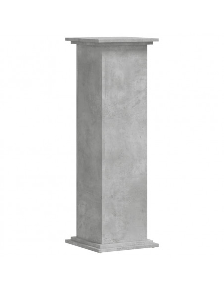 Supporto per Piante Grigio 33x33x100 cm in Truciolato