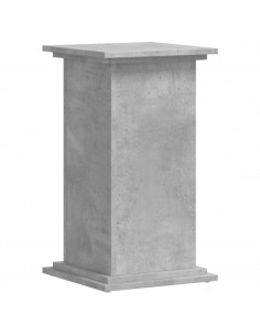 Supporto per Piante Grigio 33x33x60 cm in Legno Multistrato