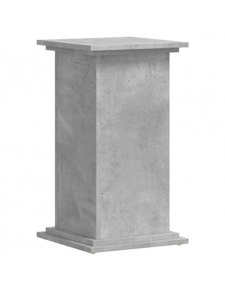 Supporto per Piante Grigio 33x33x60 cm in Legno Multistrato