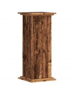 Supporto per Piante Legno Vecchio 33x33x80 cm Legno Multistrato