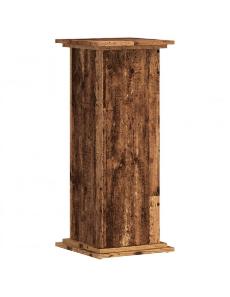 Supporto per Piante Legno Vecchio 33x33x80 cm Legno Multistrato