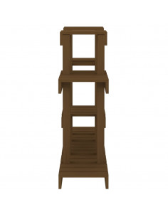 Supporto per Piante Miele 104,5x25x77,5 cm in Massello di Pino