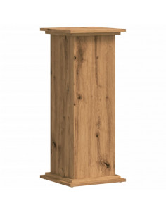 Supporto per Piante Rovere Artigianale 33x33x80 cm Multistrato