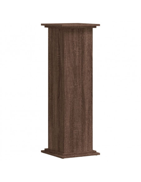 Supporto per Piante Rovere Marrone 33x33x100 cm in Truciolato