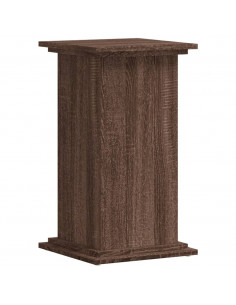 Supporto per Piante Rovere Marrone 33x33x60cm Legno Multistrato