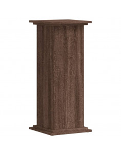 Supporto per Piante Rovere Marrone 33x33x80cm Legno Multistrato