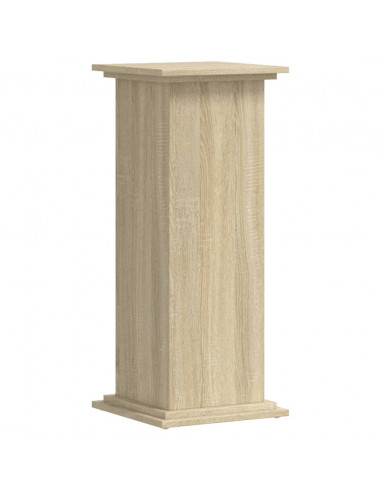 Supporto per Piante Rovere Sonoma 33x33x80 cm Legno Multistrato
