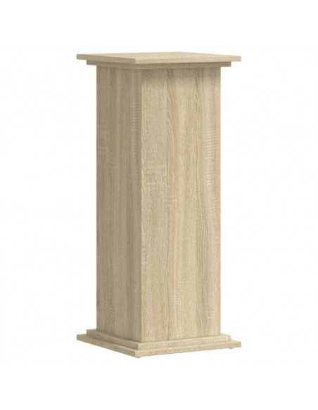 Supporto per Piante Rovere Sonoma 33x33x80 cm Legno Multistrato