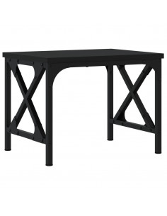 Supporto per Stampante Nero 40x30x31 cm in Legno Multistrato