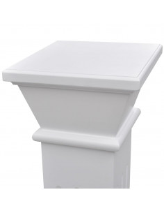 Supporto piante forma pilastro classico quadrato MDF