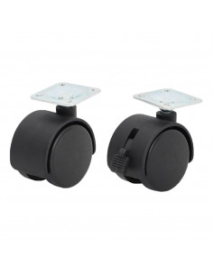 Supporto Stampante 2 Livelli Rovere Fumo 41x28x33,5 Multistrato