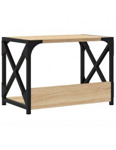 Supporto Stampante 2 Piani Rovere Sonoma 44x26x31,5 Multistrato