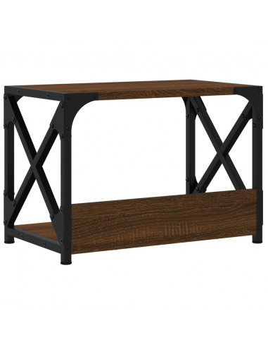 Supporto Stampante 2Piani Rovere Marrone 44x26x31,5 Multistrato