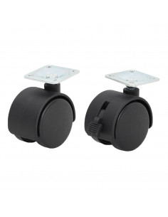 Supporto Stampante 3 Livelli Rovere Fumo 43x48x64cm Multistrato