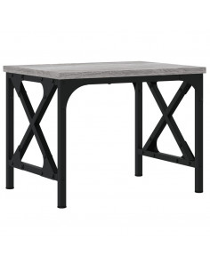 Supporto Stampante Grigio Sonoma 40x30x31 cm Legno Multistrato