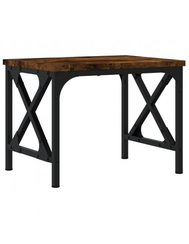 Supporto Stampante Rovere Fumo 40x30x31 cm Legno Multistrato
