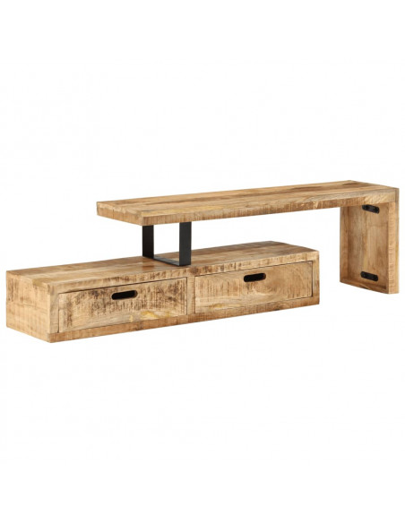 Supporto TV in Legno Massello di Mango