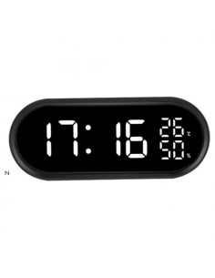 Sveglia Lowell JE5110B JUSTAMINUTE Multifunzione Touch con Snooze Bian