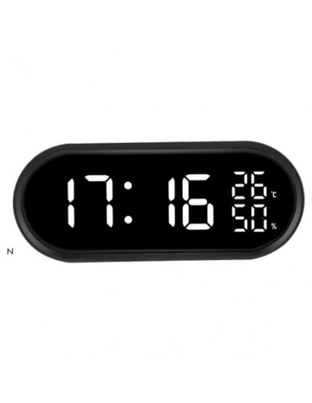 Sveglia Lowell JE5110B JUSTAMINUTE Multifunzione Touch con Snooze Bian
