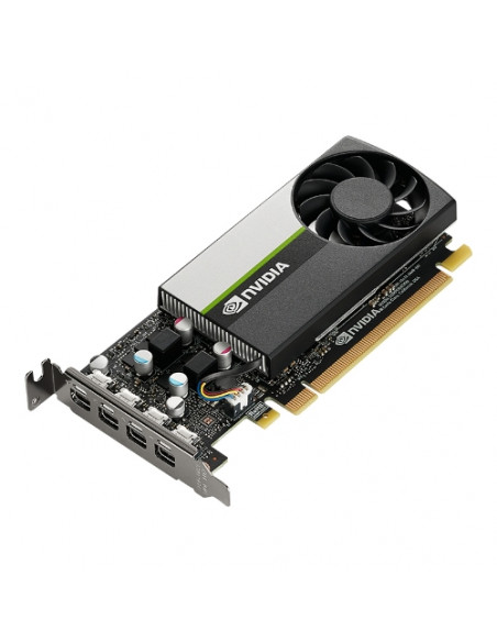 SVGA PNY NVIDIA QUADRO T1000 LowProfile 8GB GDDR6 128bit 4*mDP PCIE 3.0 LP BRK INC. - VCNT1000-8GB-SB OEM