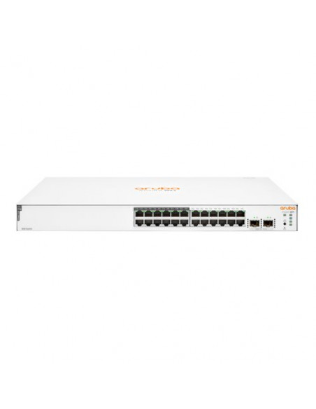 SWITCH ARUBA INSTANT ON JL813A 1830-24G MANAGED POE+ (195W) 12X10/1000/1000+ 12X10/100/1000 POE + 2XSFP 1GBE GARANZIA A VITA