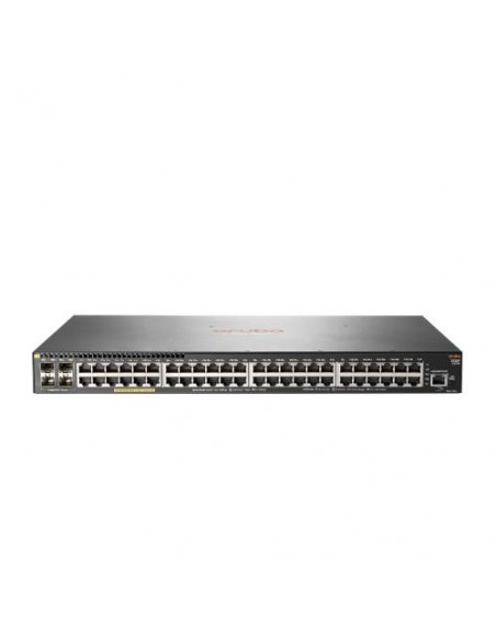 SWITCH HP ARUBA JL256A 2930F 48G POE+ 48X10/100/1000 (POE+ 370W) + 4X1 GIGABIT / 10 GIGABIT SFP+ RACK1U GAR A VITA