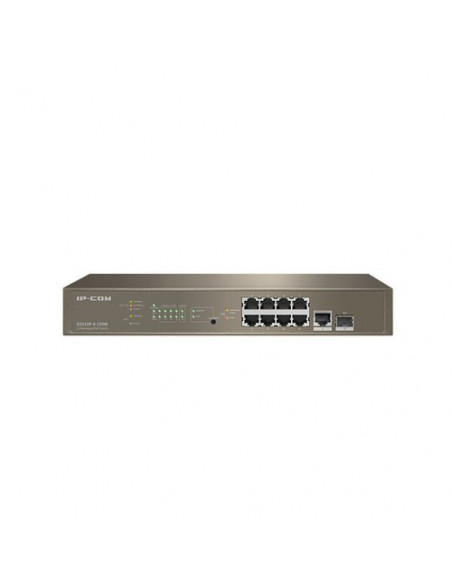 SWITCH IP-COM G5310P-8-150W 9P GIGABIT Base-T 1P 1000 Base-X SFP LAYER 3 MANAGED PoE budget:130W
