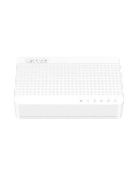 SWITCH TENDA S105 5P LAN DESKTOP 10/100M RJ45 CASE PLASTICA