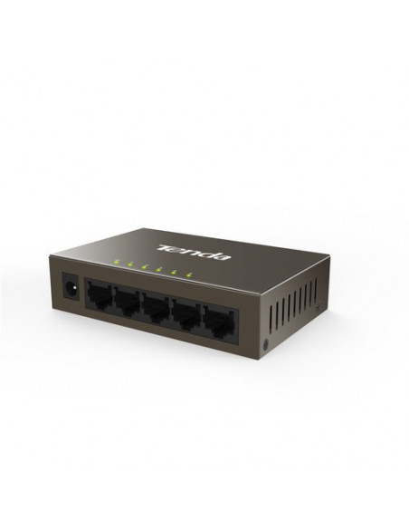 SWITCH TENDA TEF1005D 5P LAN DESKTOP 10/100M RJ45 CASE METALLICO