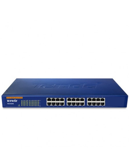 SWITCH TENDA TEG1024G 24P GIGABIT 10/100/1000 RJ45 UNAMANAGED RACK