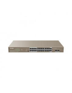 SWITCH TENDA TEG1126P-24-410W 24P GIGABIT 10/100/1000 POE 2P SFP UNMANAGED Potenza PoE 370W