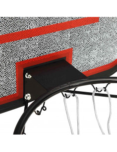 Tabellone da Pallacanestro Nero 109x71x3 cm Polietilene