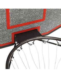 Tabellone da Pallacanestro Nero 71x45x2 cm Polietilene