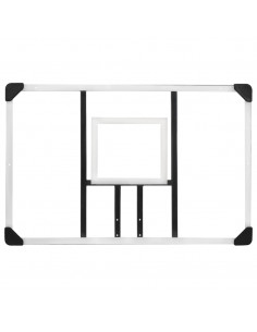 Tabellone Pallacanestro Trasparente 106x69x3 cm Policarbonato