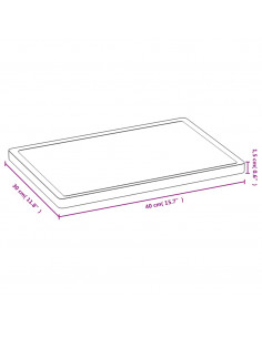 Tagliere 40x30x1,5 cm in Bambù