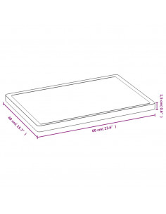 Tagliere 40x60x1,5 cm in Bambù