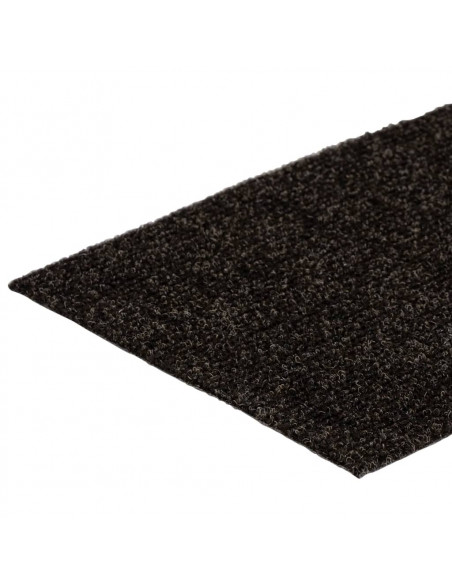 Tappeti Adesivi Rettangolari per Scale 15 pz 60x25 cm Marroni