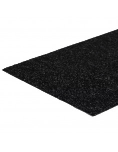 Tappeti Adesivi Rettangolari per Scale 15 pz 60x25 cm Neri