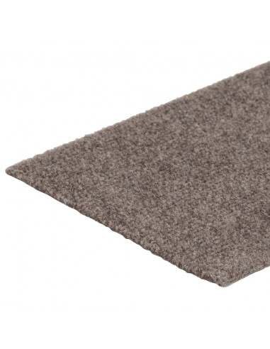 Tappeti Adesivi Rettangolari per Scale 15 pz 76x20 cm Crema