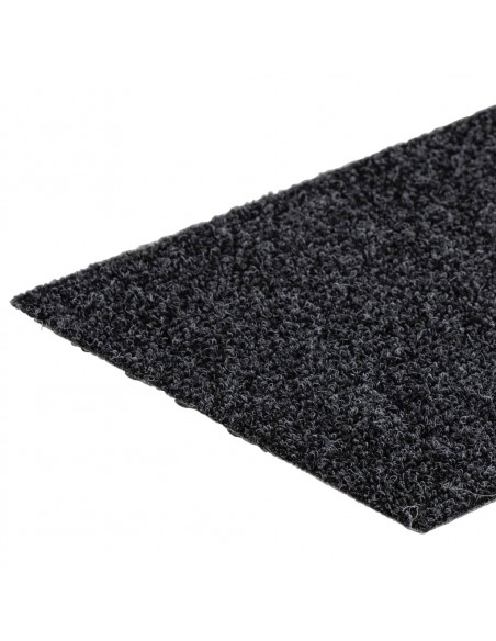 Tappeti Adesivi Rettangolari per Scale 15 pz 76x20 cm Grigio