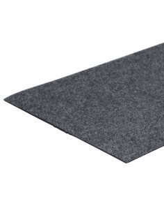 Tappeti Adesivi Rettangolari Scale 15 pz 60x25 cm Grigio Chiaro