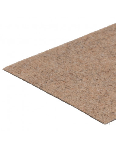 Tappeti Adesivi Rettangolari Scale 15 pz 76x20cm Marrone Chiaro