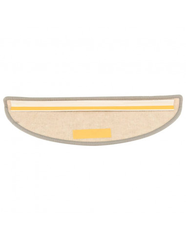 Tappeti Autoadesivi per Scale 15 pz 56x17x3 cm Argento