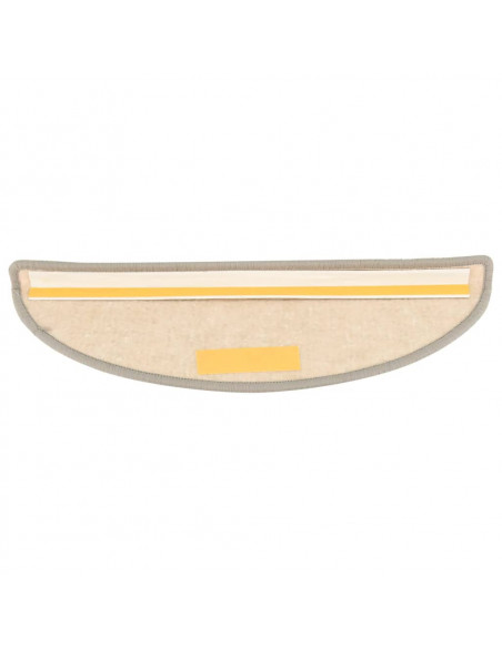 Tappeti Autoadesivi per Scale 15 pz 56x17x3 cm Argento
