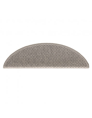 Tappeti Autoadesivi Scale Aspetto Sisal 15 pz 56x17x3 cm Talpa