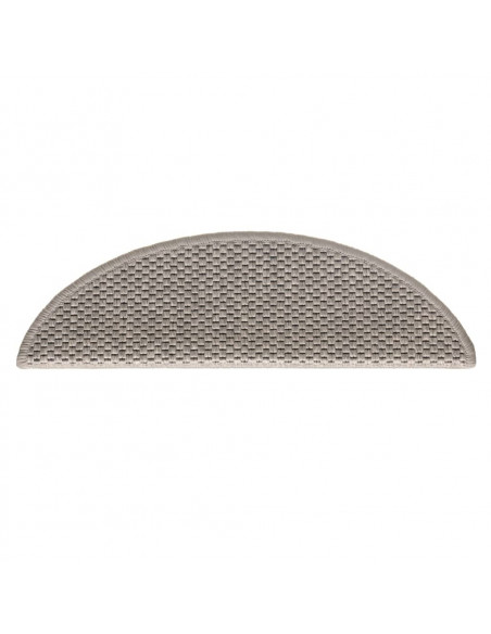 Tappeti Autoadesivi Scale Aspetto Sisal 15 pz 56x17x3 cm Talpa