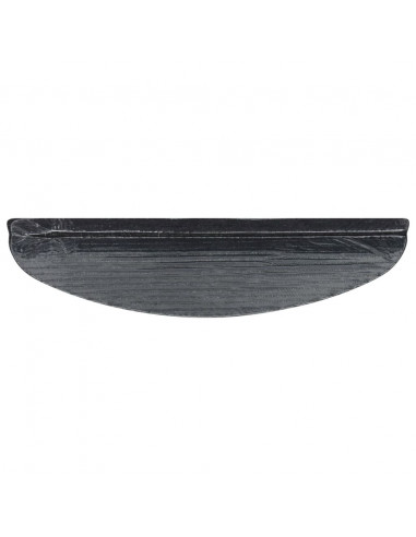 Tappetini Autoadesivi per Scale 10pz Antracite 56x17x3 cm