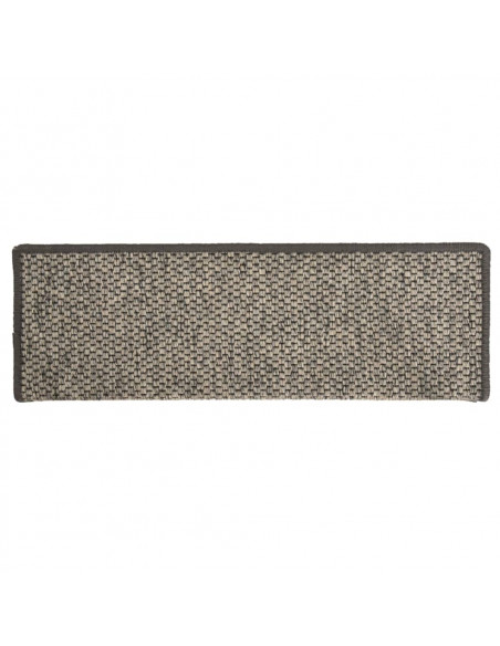 Tappetini Autoadesivi per Scale 15 pz 65x21x4 cm Grigi e Beige
